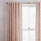 Maze Diamond Curtain (Set of 2) - Misty Rose