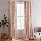 Maze Diamond Curtain (Set of 2) - Misty Rose