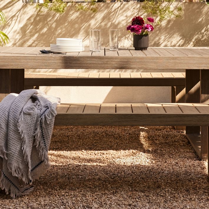 Portside Outdoor Expandable Dining Table 76.5 106 West Elm