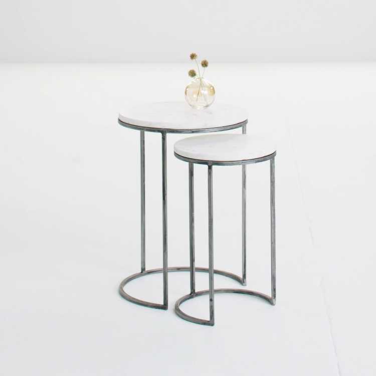 Round Nesting Side Tables (12"–16") | West Elm