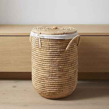 Round Laundry Hampers | West Elm