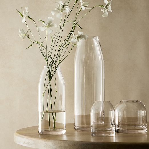 Glass offers vase