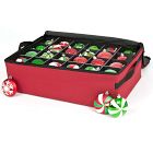 48 Christmas Ornament Storage Box w/ Clear Lid