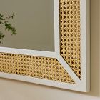 Coastal Cane Rectangle Wall Mirror