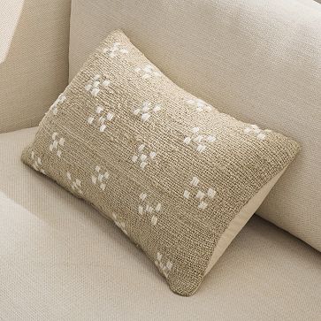 Pwheel Len Pillow Cover 12x21 Natural Down Alternative Insert