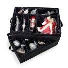 Christmas Ornament Storage Box w/ Adjustable Dividers