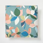 Crewel Lotus Floral Pillow Cover