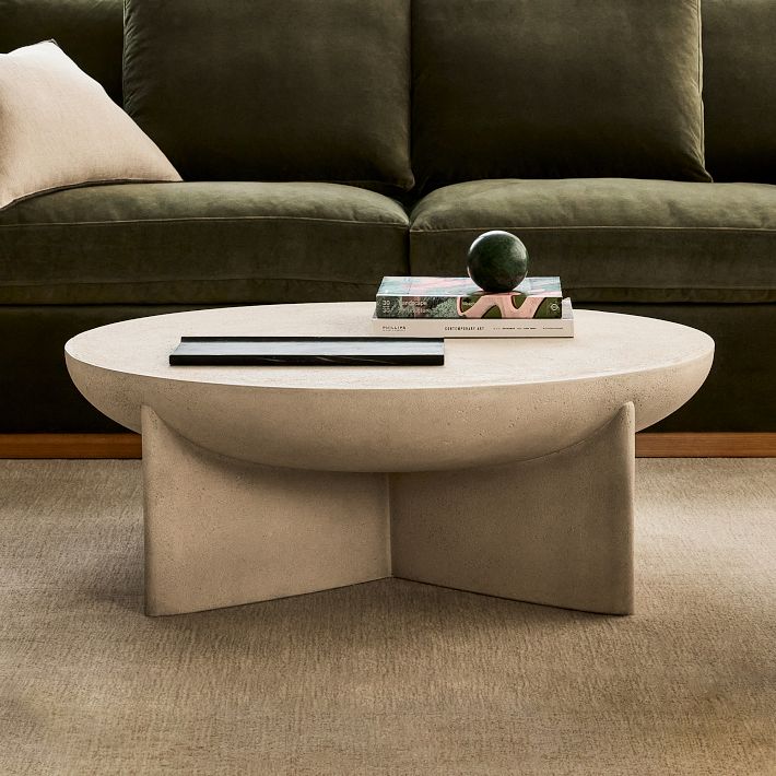 Small stone coffee table discount