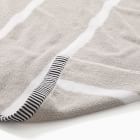 Woven Stripe Beach/Pool Towel - Frost Gray