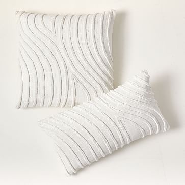 West elm white pillows sale