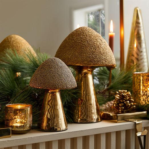 Decorative Glass Mushrooms West Elm