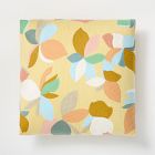 Crewel Lotus Floral Pillow Cover