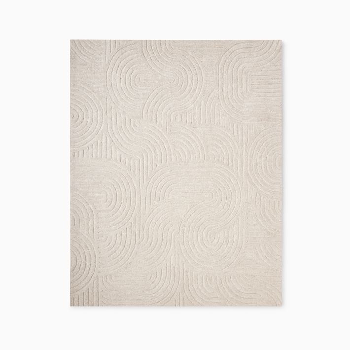 Curved Lines Easy Care Rug