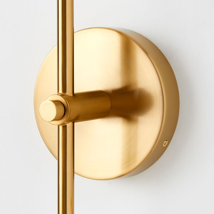 West elm sconce plug in online
