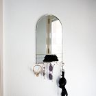 SZKLO Glass Arched Mirror Wall Organizer