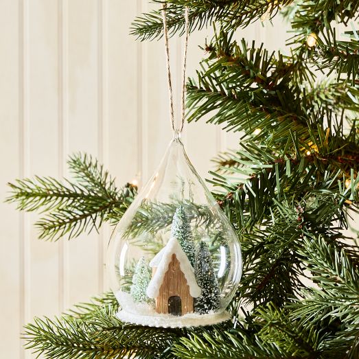 Glass Cloche Ornament West Elm
