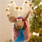 Felt Festive Reindeer Ornament