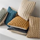 Braided Jersey Pillow Cover