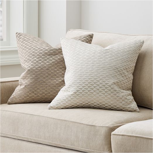 New x3 West Elm hotsell Airy Brocade Pillow Covers