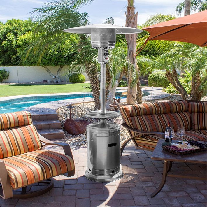 Standing Outdoor Patio Heater | West Elm