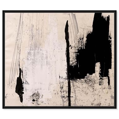 West elm newest luxury painting black and white