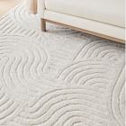 Curved Lines Easy Care Rug