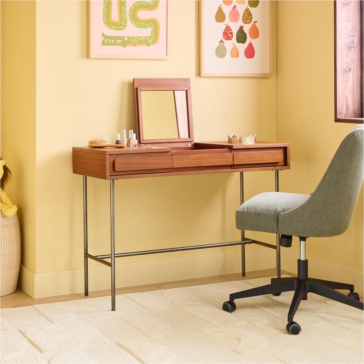 Convertible vanity desk discount