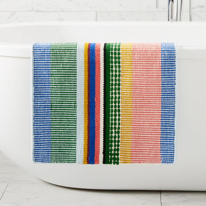 Sunset Stripe Bath Mat