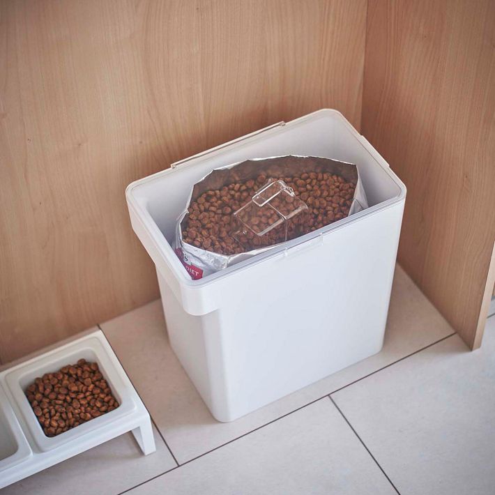 Pet food storage tower best sale