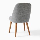 Mid-Century Upholstered Dining Chair - Wood Legs