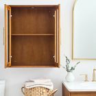 Mid-Century Large Bathroom Storage Cabinet