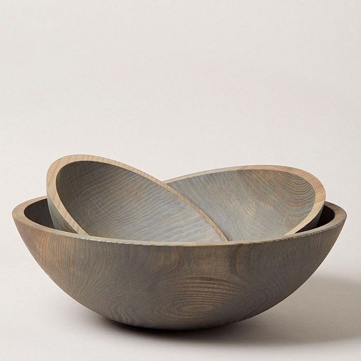 Farmhouse Pottery Crafted Wooden Bowls