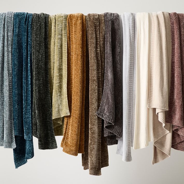 Best chenille throw sale