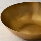 Iris Hammered Metal Serve Bowl