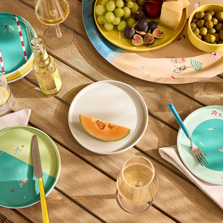 Outdoor plates and glasses best sale