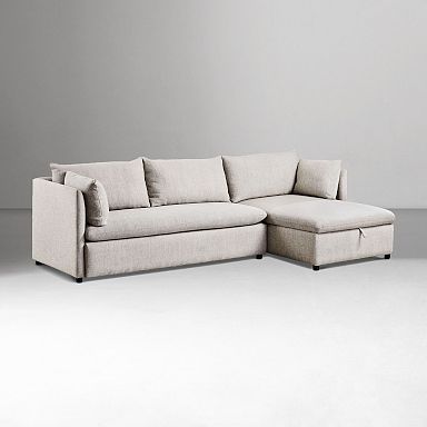 West elm shelter sectional discount