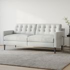 Drake MidCentury 76 Sofa Chunky Boucle Sand Pecan