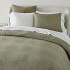 European Flax Linen Mini Waffle Duvet Cover &amp; Shams