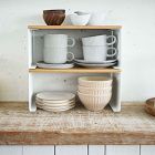 Yamazaki Tosca Wood-Top Stackable Kitchen Rack