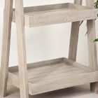 Portside Wood 2-Tier Plant Stand &amp; Tray Table