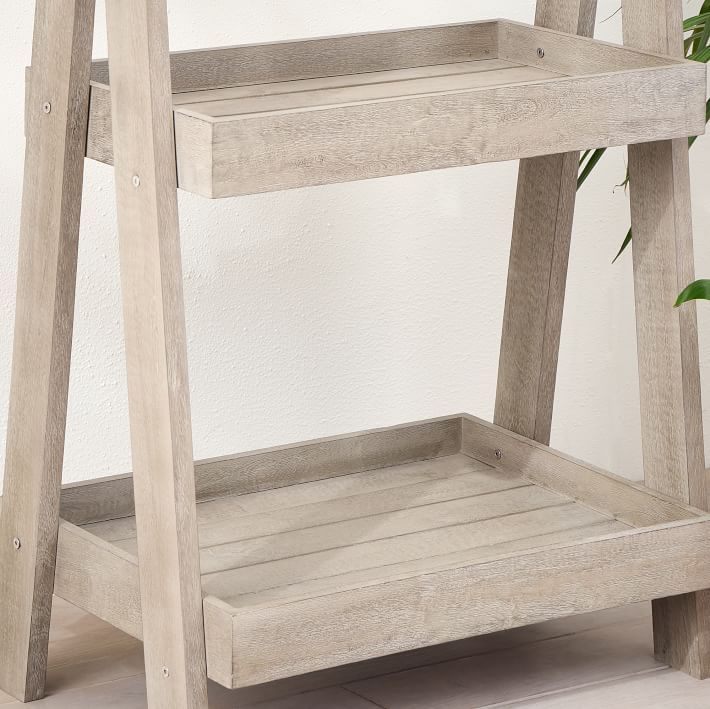 Two hotsell Tier Wood Plant Stand