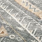 Hand-Knotted Triangle Motif Rug