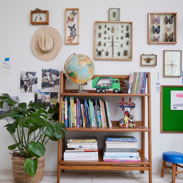 Mid century low bookcase hotsell