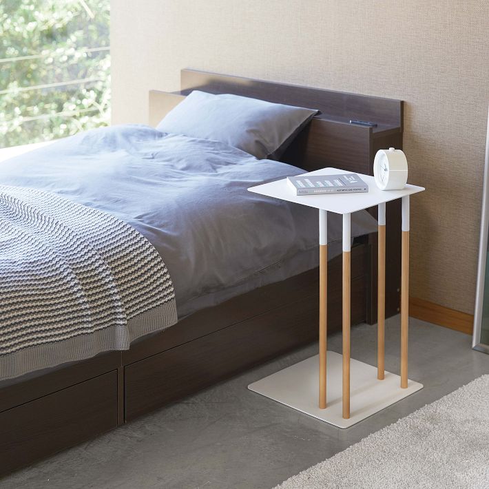 Open Box Yamazaki Plain Sliding Side Table West Elm