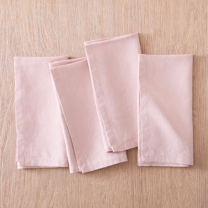 European Flax Linen 20" x 20" Napkin Set set of 8