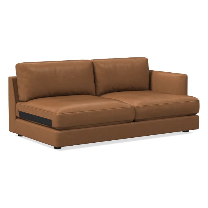 Open Box Build Your Own Haven Leather Sectional West Elm Img497o