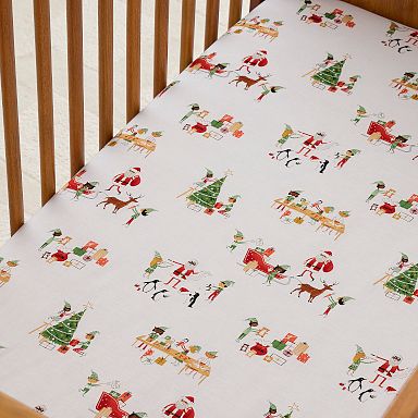 Santa crib sheet online