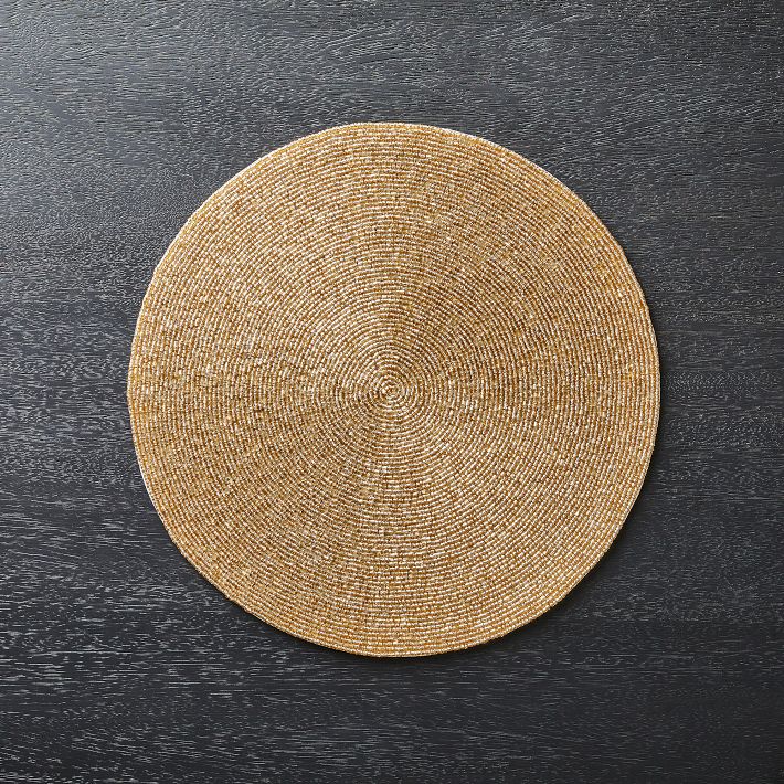 Glass Beaded Linens Placemats