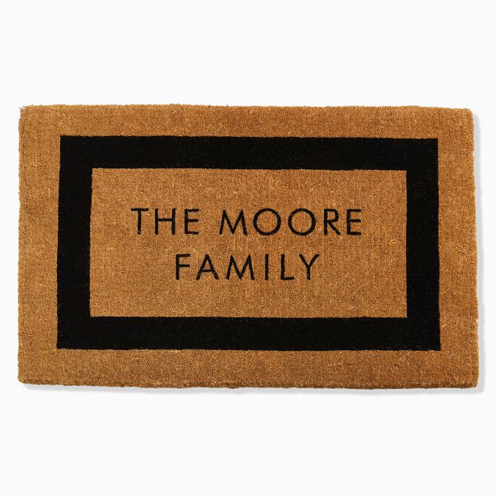 Coco Coir Monogram Doormat