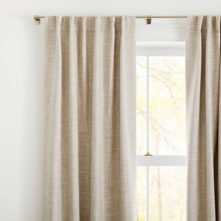 West Elm Sheer shops Crosshatch Curtain Set of 2 - 108